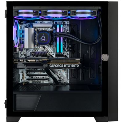 Set Gaming PC - Liquid Cooled Intel Core Ultra 7 270K Plus 3.7GHz, 32GB DDR5, GeForce RTX 5070 12GB Graphics, 2TB SSD, WiFi, Windows 11 Home