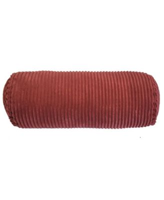 Bowery Corduroy Neckroll Decorative Pillow, 7" x 18"