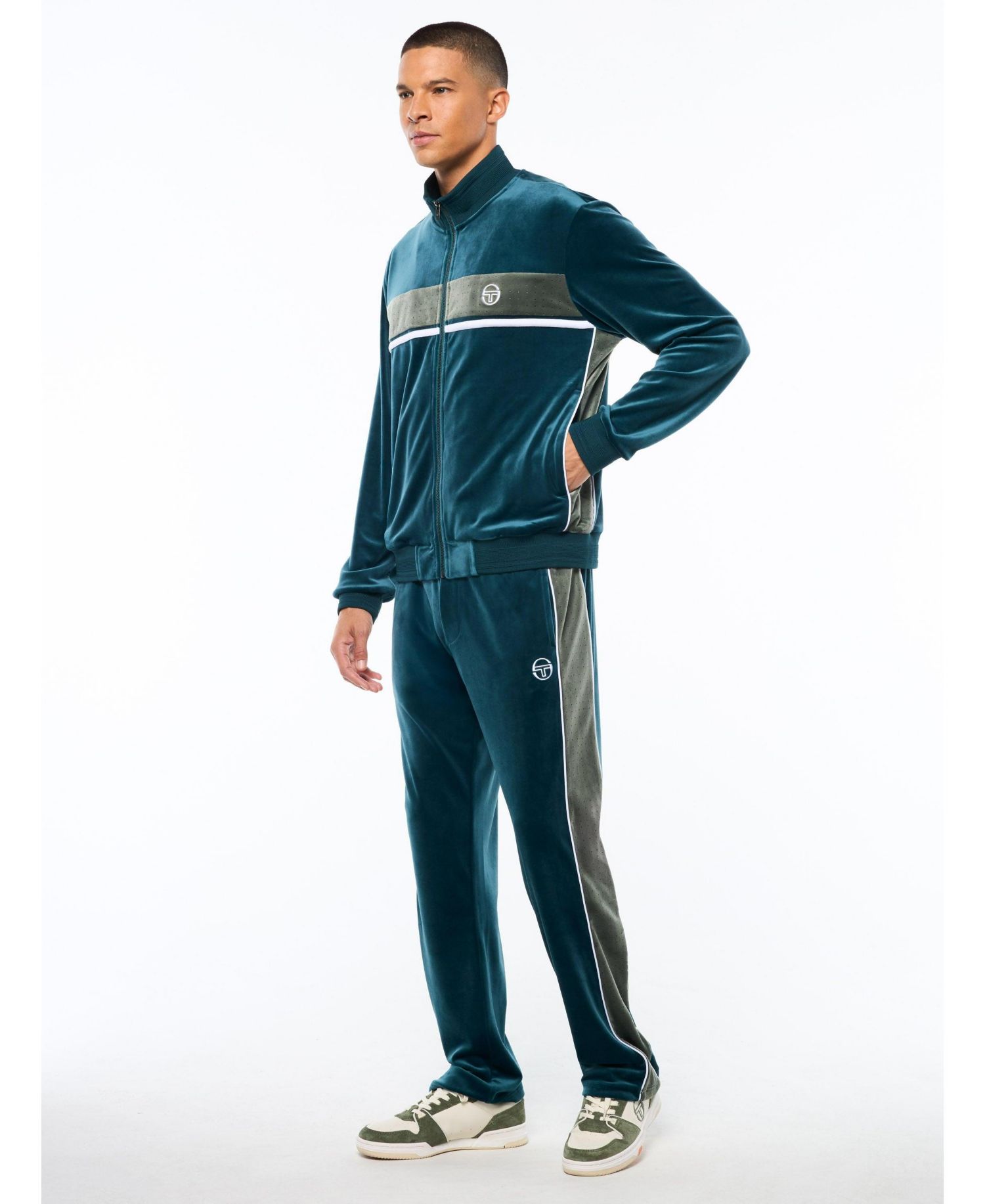Men's Forato Velour Track Jacket
