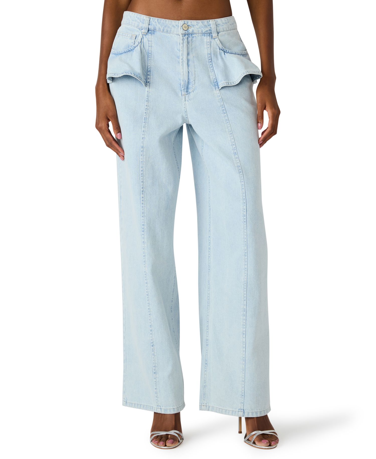 Women's Mid-Rise Wide Leg Jeans