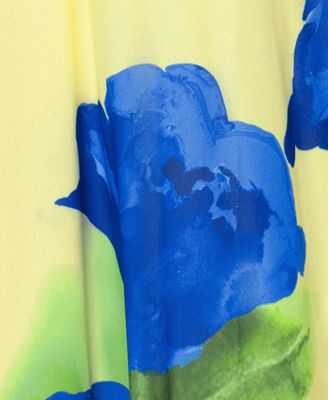 Women's Floral Strapless Ball Gown