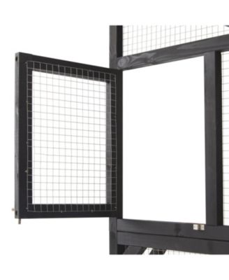 Outdoor Cat Catio Enclosure Patio House With Platforms For 1-3 Cats