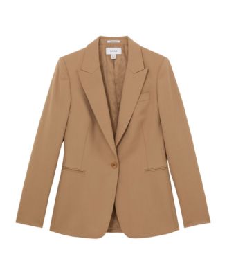 Women's Wool-Blend Single-Breasted Blazer