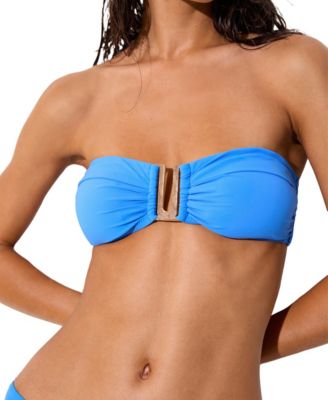 Women's Removable-Strap Bandeau Bikini Top