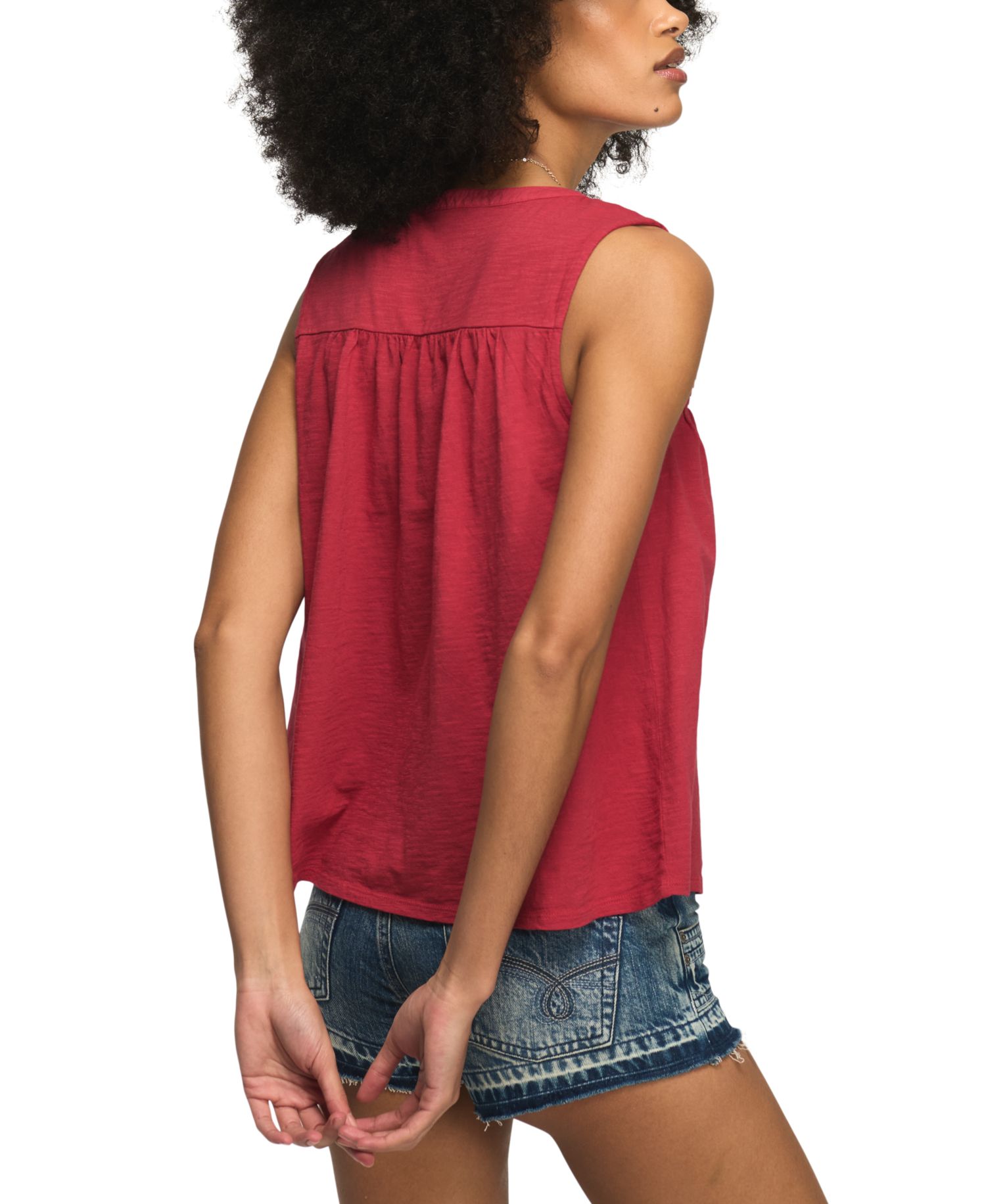 Women's V-Neck Sleeveless Top