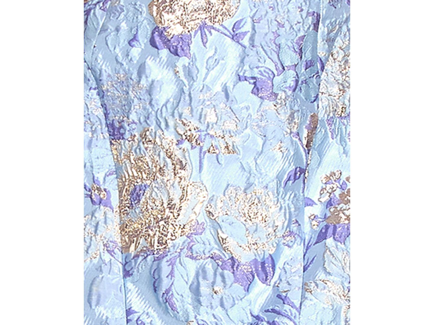 Женское платье Emerald Sundae Juniors' Printed Sleeveless Sweetheart Neck Short, цвет: Синий — фото 5