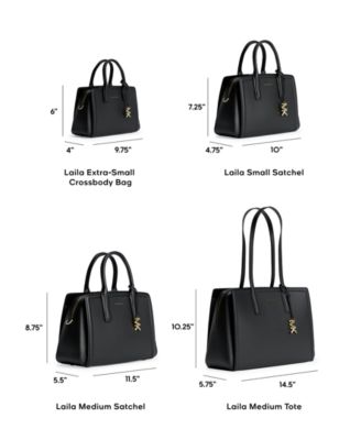 Michael Kors Laila Medium Center Zip Satchel Handbag - Macy's