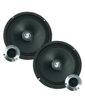 6.5" Mid-Range Replacement 2Pc Pro Audio PA DJ Car Speaker 360W 8 Ohms 60W Super Tweeters