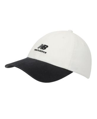 Men's Panel Stacked Logo Adult Black Hat