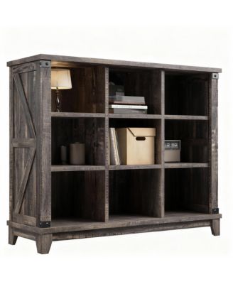 9 Cube Storage Organizer - Farmhouse Modern Design for Home Office,Easy Assembly