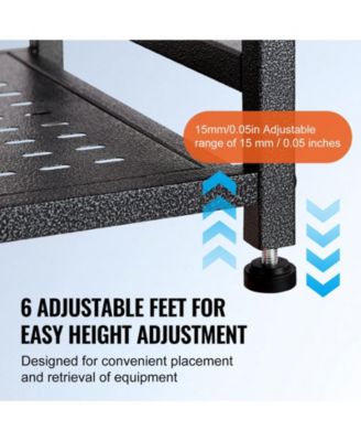 Golf Storage Organizer with 2 Golf Bag Holders, Baskets and Hooks, Steel Sports Equipment Storage Rack for Garage