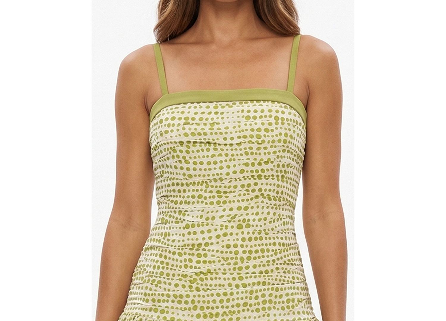Juniors' Polka Dot Bubble Hem Dress
