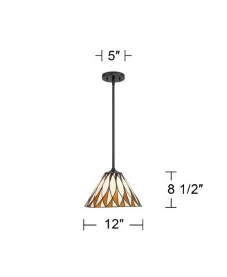 Arla 12" Wide Art Glass Mini Pendant Light