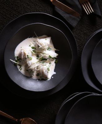 Stoneware Salad Bowls, Set of 6