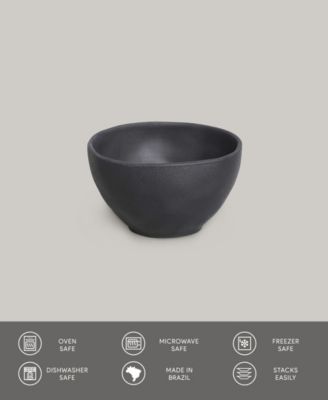 Stoneware Soup Bowls, Set of 6