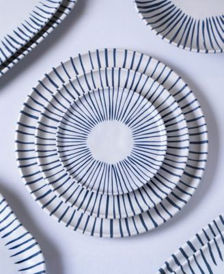 Elemento Stoneware Dessert Plates, Set of 6