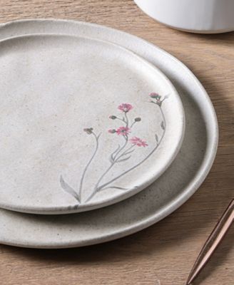 Campestre Stoneware Dessert Plates, Set of 6