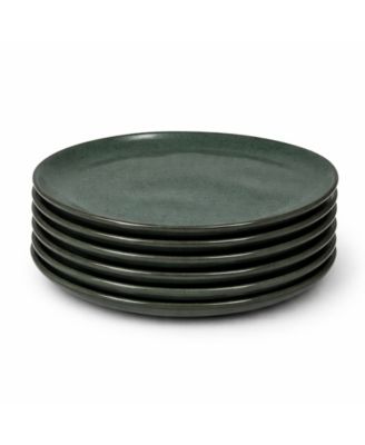 Stoneware Dessert Plates, Set of 6