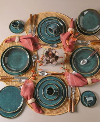 Stoneware Dinner Plates, Set of 6