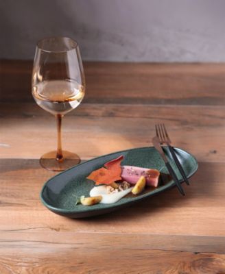 Stoneware Large Deep Oval Platters, Set of 4