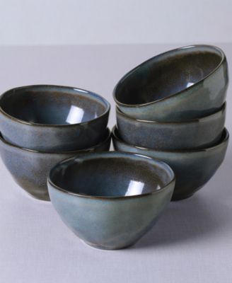 Stoneware Soup Bowls, Set of 6