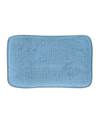 10.63" Stoneware Medium Rectangular Juta Platters, Set of 4