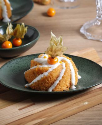 Stoneware Oval Dessert Plates, Set of 6