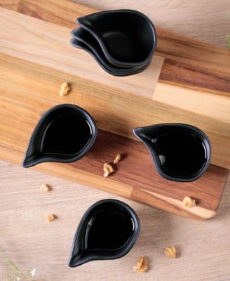 Stoneware Teardrops, Set of 6