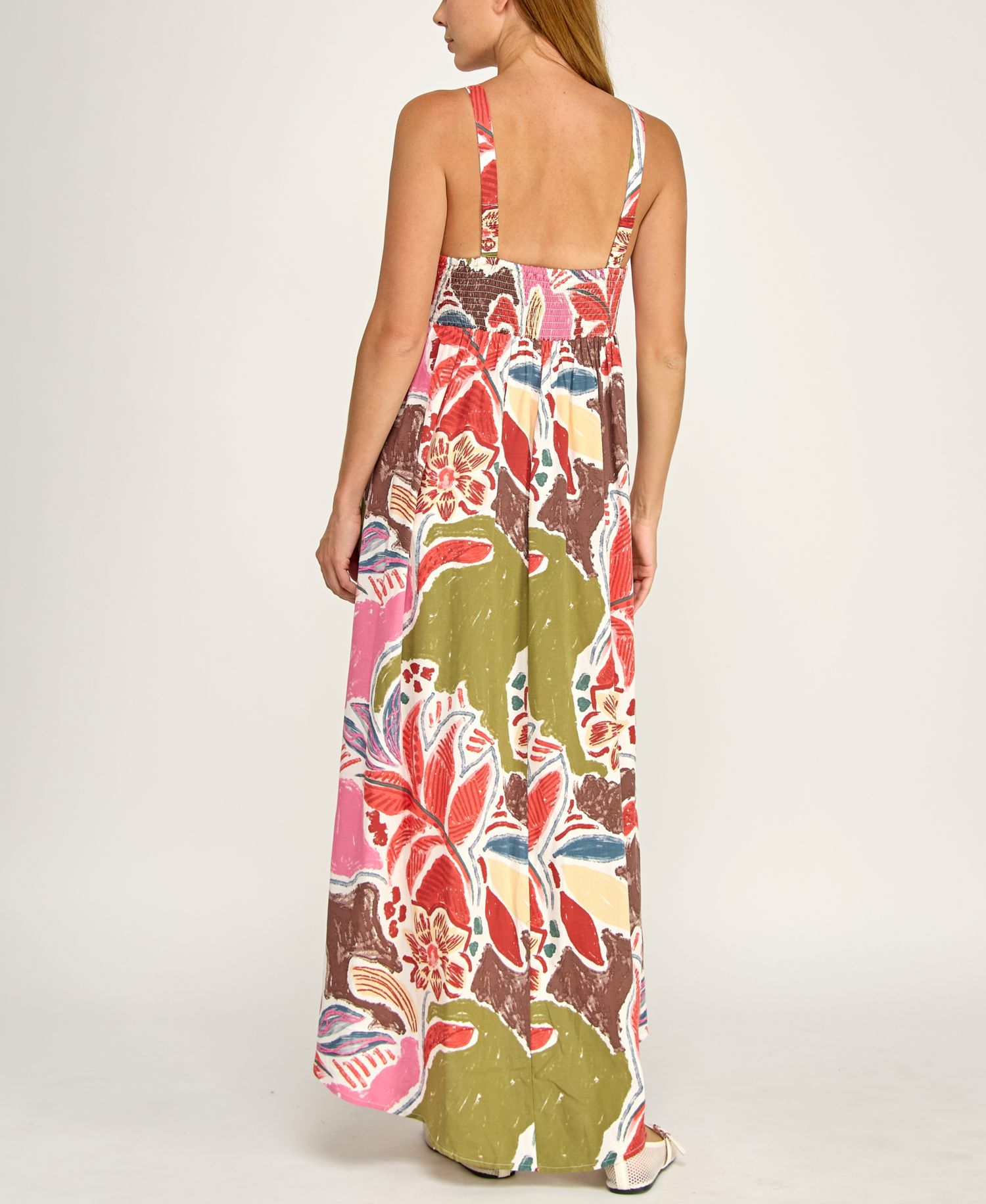 Juniors' Twist Front Halter Dress