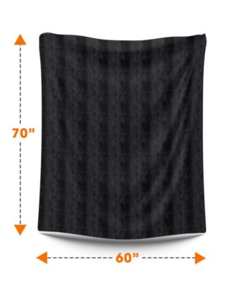 Ultra Soft Faux Fur to Microplush Reversible Oversized Throw, 60" x 70"