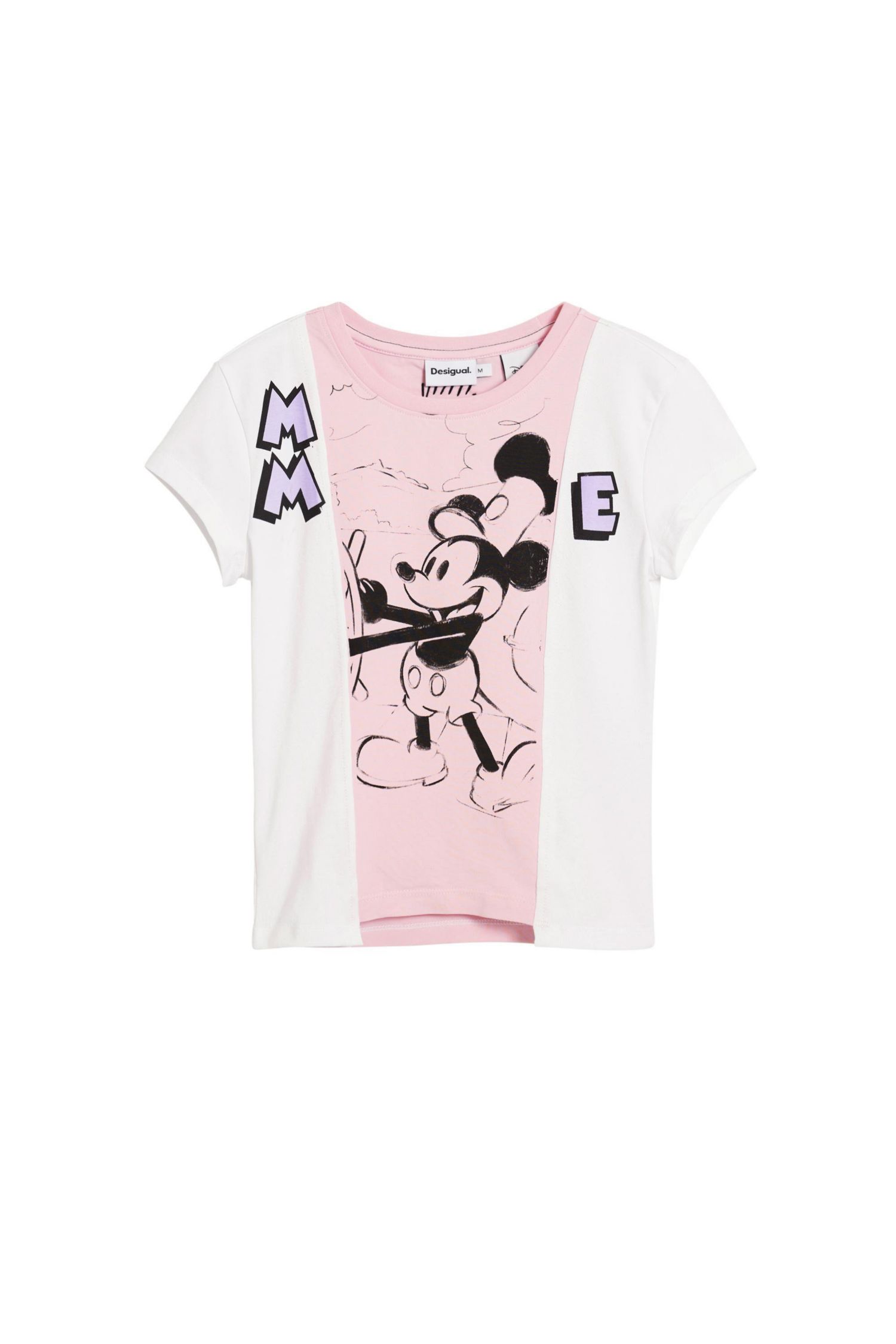 Women's Two-tone Mickey Mouse T-shirt