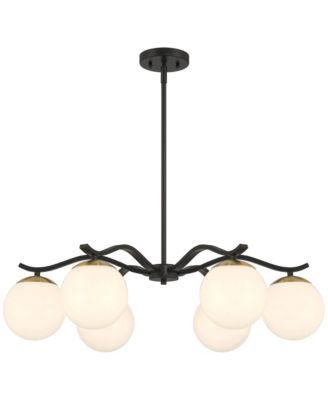 Possini Euro Newall 30" Wide  6-Light Chandelier