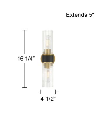 Idyl 16 1/4"H Warm 2-Light Bath Light Set of 2