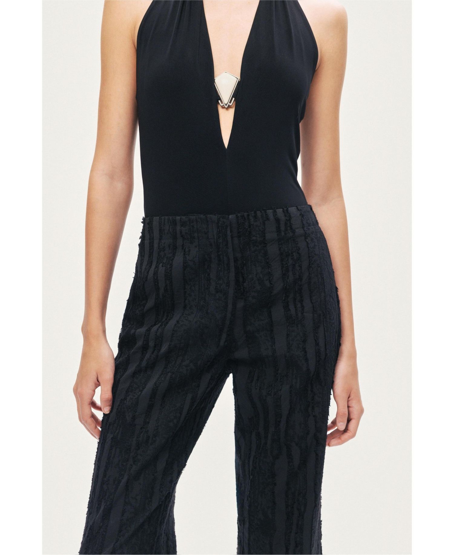 Women's Halter Deep V Blouse