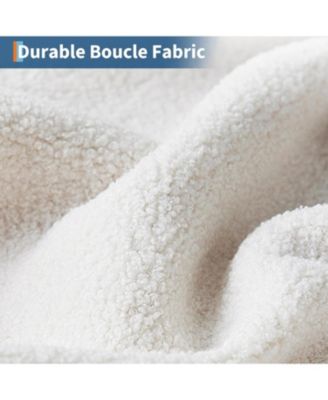 84 Inch Modern Sofa Couch, Large 3-Seater Sofa with Streamlined Armrests, PU Leather Loveseat Wood Feet, Comfy Couch for Living Room, Apartment