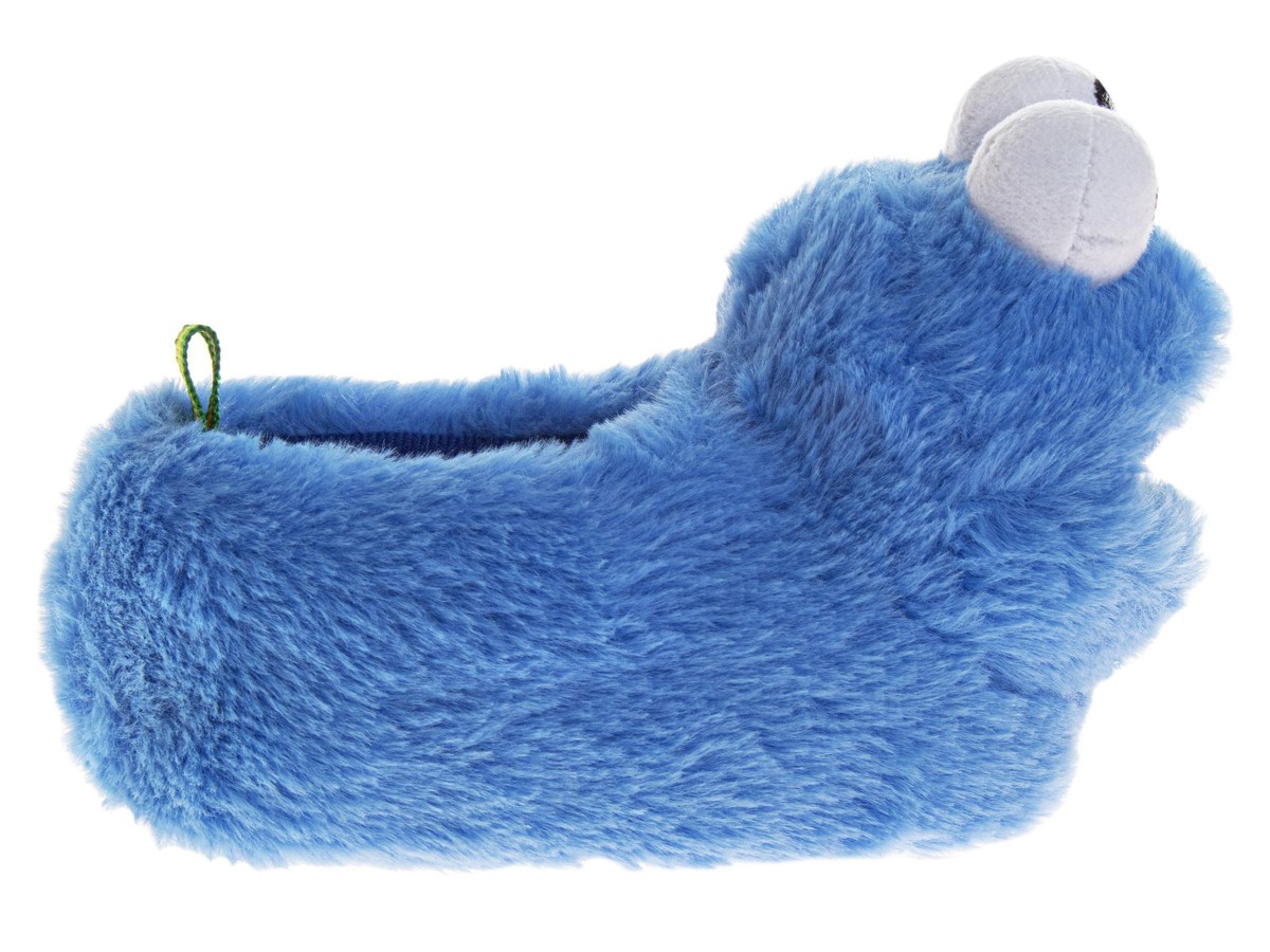 Детские тапочки Sesame Street Cookie Monster для больших детей — фото 3