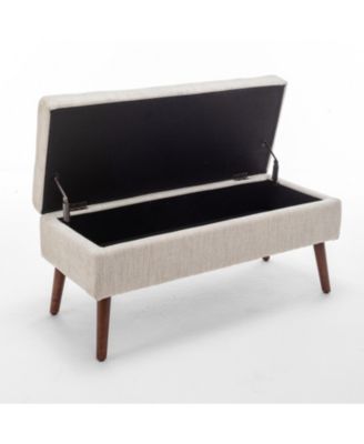 Storage Ottoman Bench for Bedroom End of Bed Bench Foot of Bed Bench Entryway Bench