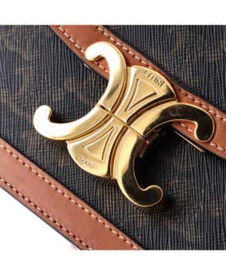 Teen Triomphe Shoulder Bag Triomphe Coated Canvas