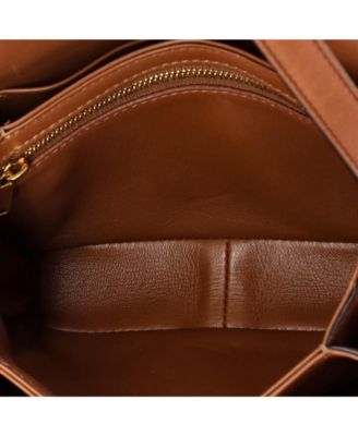 Teen Triomphe Shoulder Bag Canvas with Leather