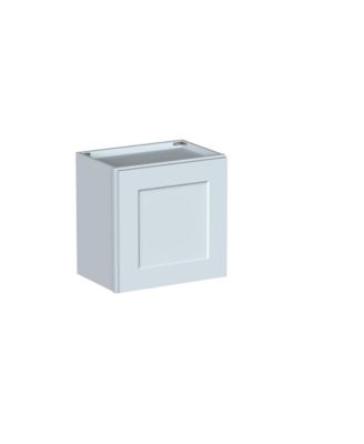 18 Inch x 18 Inch Short Wall Cabinet, Ready to Assemble Kitchen Cabinet with Solid Wood Frame, Soft-Close Slides and Hinge