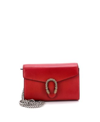 Small Dionysus Chain Wallet Leather with Embellished Detail