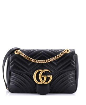 Medium GG Marmont Flap Bag Matelasse Leather