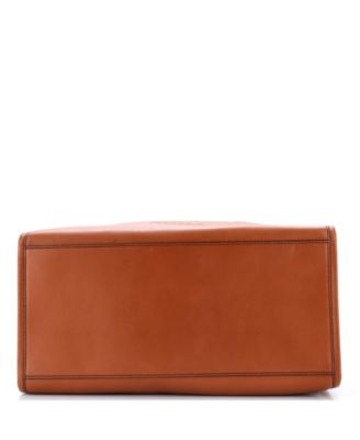 Large Sunshine Shopper Tote Leather