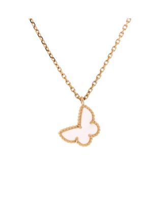 Sweet Alhambra Butterfly Pendant Necklace