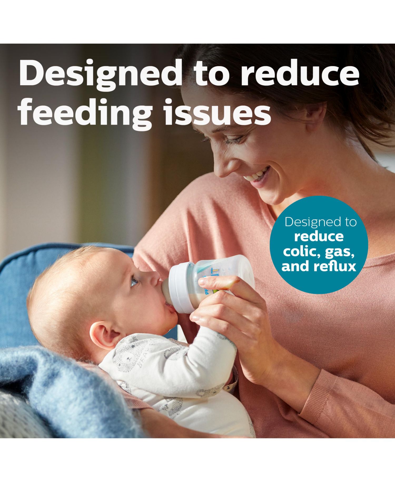 Baby Philips Anti-Colic Baby Bottles 3pk, 4oz