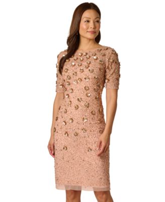 party dress in macy's Macy Lace Up Slim Glitter Satin Formal Dress