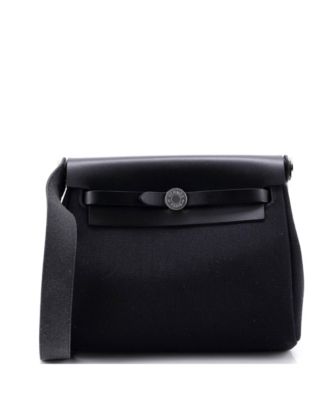 20 Herbag Zip Toile and Leather