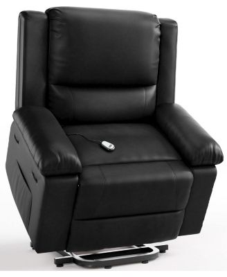 Power Lift Recliner Chair with Heat & Massage, Adjustable Back & Legs, Electric Lift Chair