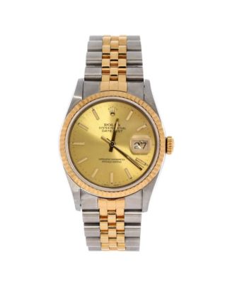 Oyster Perpetual Datejust Automatic Watch in Stainless Steel and Gold 36mm