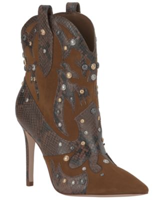 Women's Palieve Stiletto Studded Western Dress Booties